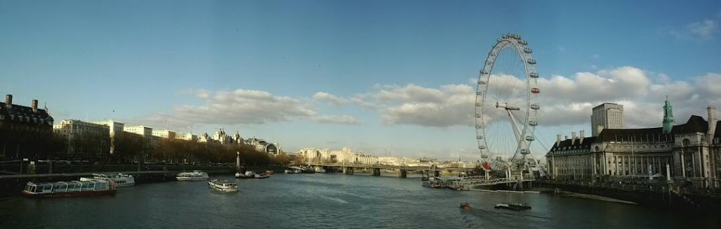 Blognotes di viaggio - Londra, Tamigi e London Eye, panoramica