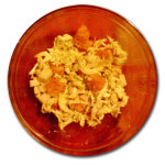 Insalata di cavoli, formaggio e zucca