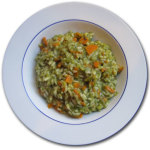Risotto con broccoli e carote