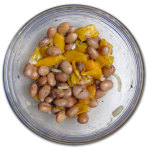 Antipasto di fagioli borlotti