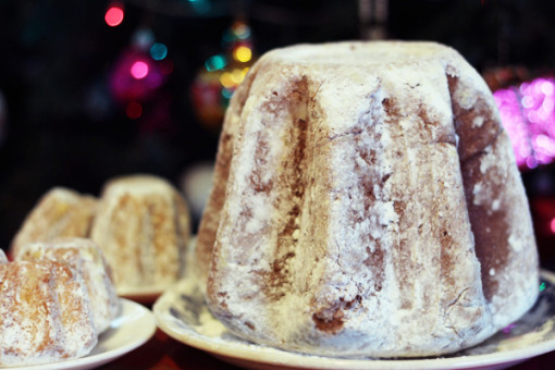 Pandoro con la pasta madre.