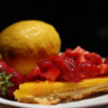 Crostata con crema a limone